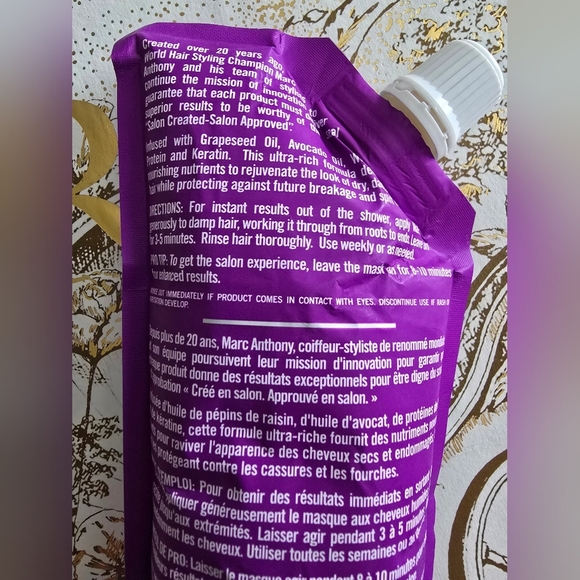 Marc Anthony Instant Miracle Hair Mask Damage New 200ml - Picture 2 of 2